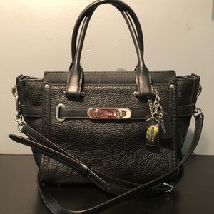 Coach Swagger in pebbled leather